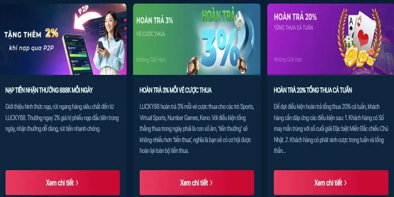 Các sản phẩm cá cược đa dạng của 868bet